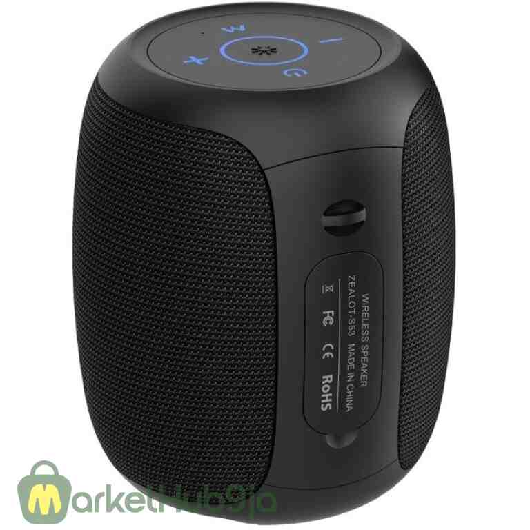 Zealot S53 High Power 10W Portable Wireless Speakers Column HIFI Sound Quality Stereo Subwoofer Loudspeaker