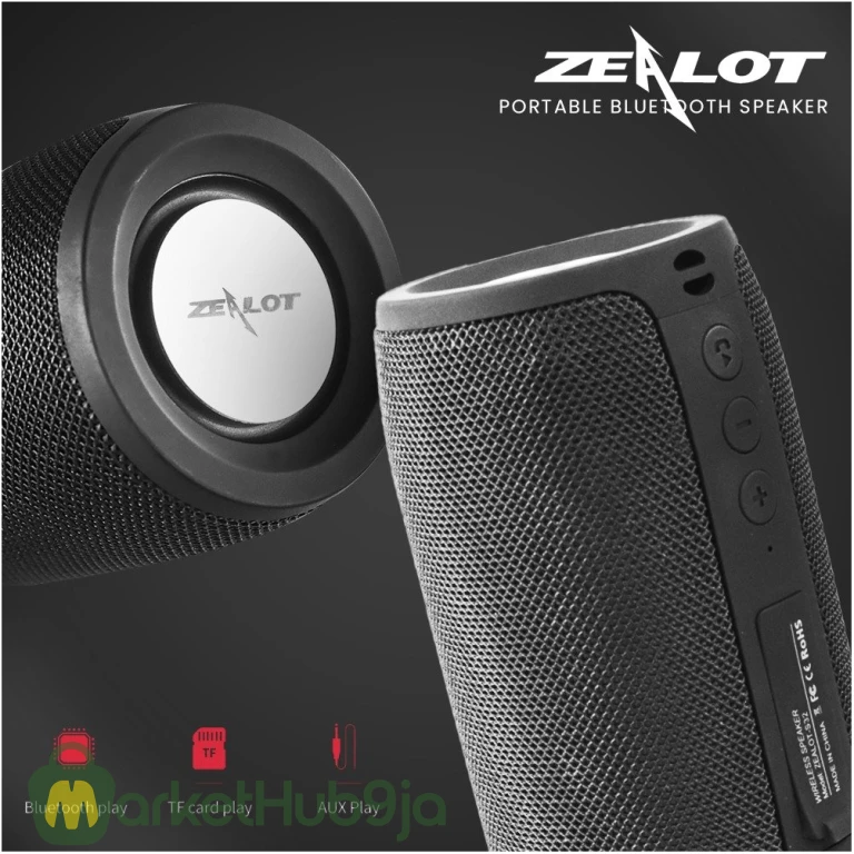 Zealot S32 Wireless Speaker Blackz