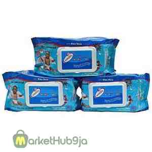 Little Angel Thick & Fluffy Baby Wipes - 375 Count (125 Count X 3) - Gentle & Moisturizing
