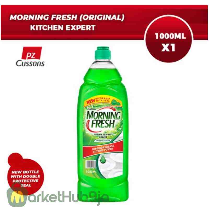 Morning Fresh Dishwashing Liquid 1000ml - Powerful Grease Removal
