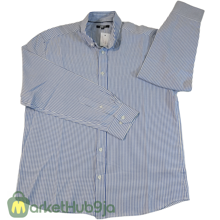 XL - Henri Ross Striped Longsleeve Shirt - Classic Comfort & Style