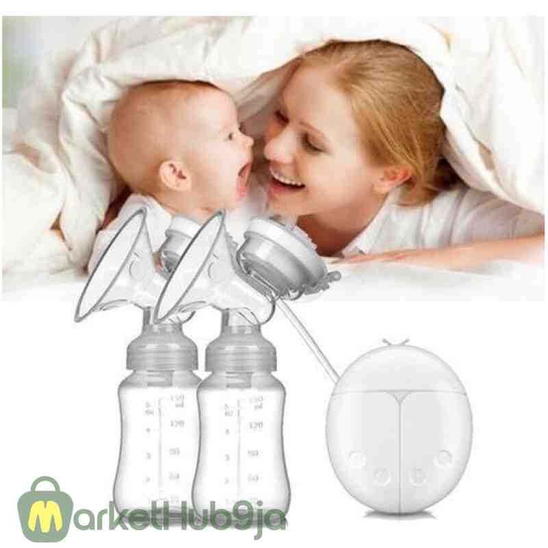 Intelligent Double Electric Breast Pump & Baby Feeding Bottle Set - BPA Free - Image 2