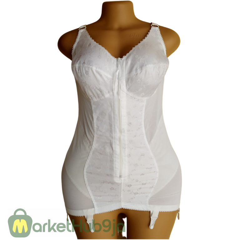 UK Size 16 St Bernard White Girdle Slip - Cup 40C