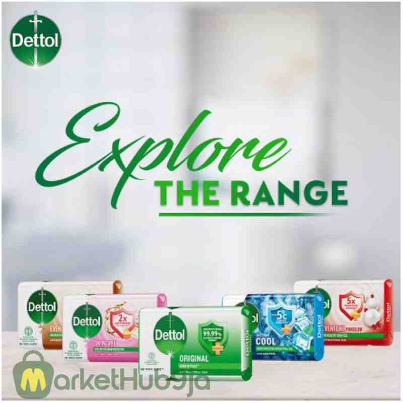 Dettol Antibacterial Bathing Soap - Instant Cool 70g (Pack of 6) | Germ Protection - Image 6
