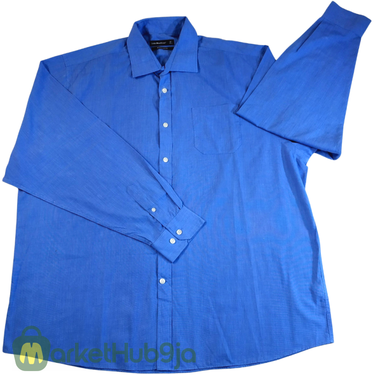XL - Cedarwood State Blue Longsleeve Shirt | Premium Comfort & Style